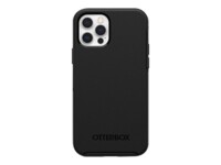 OtterBox Symmetry Series Beskyttelsescover Sort Apple iPhone 12, 12 Pro
