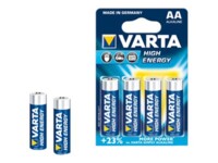Varta High Energy AA type Standardbatterier 4