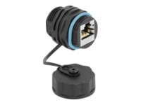 DeLOCK CAT 6a Afskærmet parsnoet (STP) Netværkskobling Sort Blå