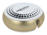 Delock 2 in 1 Lightning-kabel 92cm Guld Hvid