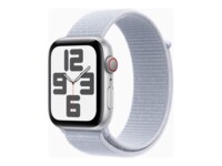 Apple Watch SE (GPS + Cellular) 44 mm Grå Sølv SmartWatch