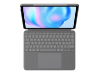 Logitech Combo Touch Tastatur og folio-kasse Saks 16-niveau Kablet Spansk Apple 13-inch iPad Air (M2, M3)