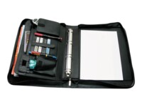 WEDO Conference Folder A4 Zipped mappe Til dokumenter Sort Syntetisk læder