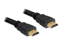Delock High Speed HDMI with Ethernet HDMI-kabel med Ethernet 20m Sort