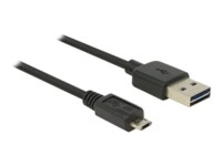 Delock USB-kabel 3m Sort