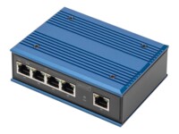 DIGITUS Industrial 4-porte Gigabit PoE+