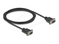 Delock Serial Cable RS-232 D-Sub9 male to male with narrow plug housing 2 m