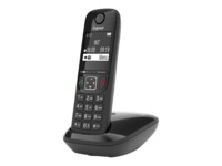 Gigaset AS690 Duo Trådløs telefon Ingen nummervisning Sort