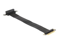 Delock Riser Card PCI Express x4 male to x4 slot 90° angled with cable 30 cm