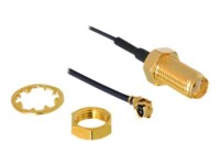 DeLOCK Antennekabel 50cm Sort Sort