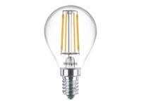 Philips LED-filament-lyspære 4.3W F 470lumen 2700K Varmt hvidt lys