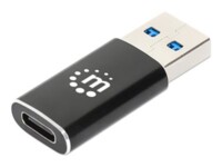 Manhattan USB 3.2 Gen 2 USB-C adapter Sort