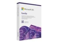 Microsoft 365 Family Licensabonnemet 1 år Op til 5 enheder Op til 6 brugere Windows MacOS