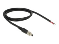 Delock Strømkabel 95cm Sort Sølv