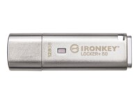 Kingston IronKey Locker+ 50 128GB USB 3.2 Gen 1 USB stick Sølv