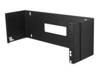 StarTech.com 4U Hinged Wall Mount Patch Panel Bracket - 6' Deep - 19' Patch Panel Swing Rack for Shallow Network Equipment- 33lbs (WALLMOUNTH4) Beslag til montering på væg