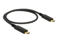 Delock USB Type-C kabel 50cm Sort