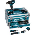 Makita DHP482RFX9 Borehammerbor/skruemaskine 18V Batteridrevet 2 batterier inkluderet
