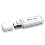Transcend JetFlash 730 256GB USB 3.1 Gen 1 Hvid