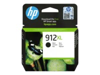 HP 912XL High Yield Black Original Sort 720 sider Blæk
