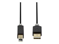 Nedis USB 2.0 USB-kabel 2m Sort
