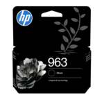 HP 963 Black Original Sort 1000 sider Blæk