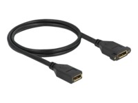 Delock DisplayPort kabel 1m Sort