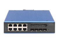 DIGITUS 8-porte Gigabit Ethernet PoE