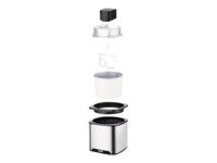 UNOLD Sorbetblender 1.5liter Rustfrit stål/sort
