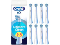 Oral-B iO Ultimate Clean vaihtoharjat, 8 kpl