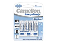 Camelion AlwaysReady AA type Batterier til generelt brug (genopladelige) 2300mAh