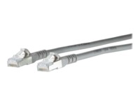 METZ CONNECT 1308450333-E CAT 6a S/FTP CU 0,3m Grå