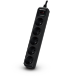 Listwa zasilajaca CyberPower przeciwprzepieciowa 5 gniazd 1.8 m czarna (B0520SC0-FR)