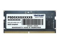 Patriot DDR5 SDRAM 16GB 5600MHz CL46 On-die ECC SO DIMM 262-PIN