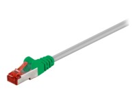 goobay CAT 6 SFTP, PiMF 2m Krydskabel Grey Grøn
