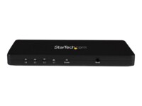 StarTech.com 4K HDMI Splitter - 4k 30Hz - 4 Port - Aluminum - Backward Compatible - HDMI Multi Port - HDMI Hub (ST124HD4K) Video-/audioswitch HDMI