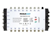 Megasat Multiswitch 5/16 Satelit / jordisk signal multikontakt Sølv