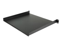 StarTech.com 1U Server Rack Cabinet Shelf - Fixed 16' Deep Cantilever Rackmount Tray for 19' Data/AV/Network Enclosure w/cage nuts, screws Rackhylde Sort