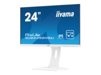 iiyama ProLite XUB2492HSU-W1 24' 1920 x 1080 (Full HD) VGA (HD-15) HDMI DisplayPort 60Hz Pivot Skærm