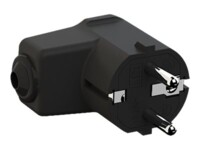Bachmann Strøm CEE 7/7 Stik Sort Strøm-konnektor