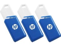 HP X755W PACK x3 128GB 3.2 Gen 1 USB stick Blå