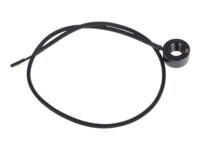 Alphacool Eiszapfen Temperature Sensor G1/4 IG/IG with AG Adapter Flydende kølesystemtemperatursensor 1-pack Sort