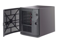 Supermicro SC721 TQ-350B Tårn Mini ITX 350Watt Strømforsyning Sort