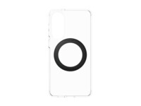 PanzerGlass CARE by Feature Case Transparent w. Black Kickstand & Qi Compatible Samsung S25 Edge Beskyttelsescover Transparent