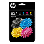 HP 937 CMYK Original Ink Cartridge 4-Pack