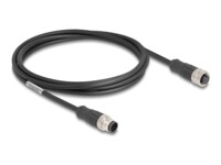 DeLOCK CAT 5e S/FTP 2m Forlængerkabel til netværk Sort