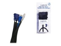 LogiLink Cable FlexWrap 1.8m Sort