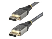 StarTech.com 6ft (2m) VESA Certified DisplayPort 1.4 Cable, 8K 60Hz HDR10, Ultra HD 4K 120Hz DP Video Cable, DisplayPort to DisplayPort Cable, DP Cord for Monitors/Displays, M/M - DP 1.4 Cable with Latches (DP14VMM2M) DisplayPort kabel 2m Sort Grå