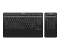 3Dconnexion Pro Tastatur og numerisk tastatur-sæt Saks Kabling Schweizisk