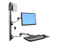 Ergotron LX Wall Mount System Monteringssæt LCD-display/tastatur/mus/CPU Op til 32'